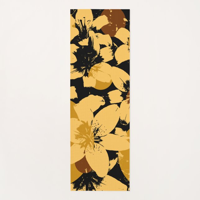 Tiger Lilies Yoga Mat (Front)