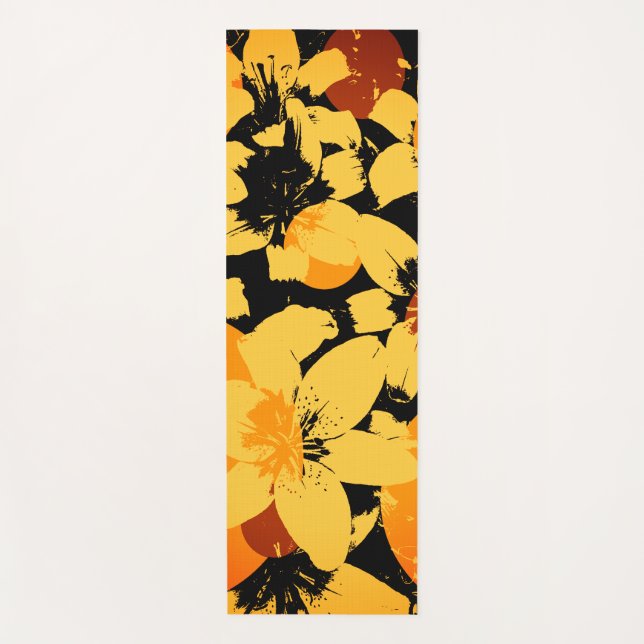 Tiger Lilies Yoga Mat (Front)