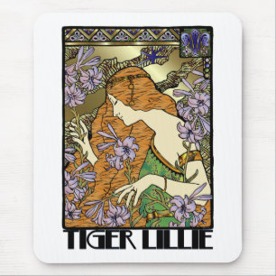 Tiger Lillie Mouse Mat