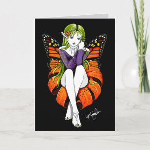 Tiger Lillith Flower Fairy Card
