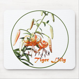 Tiger Lilly Mouse Mat