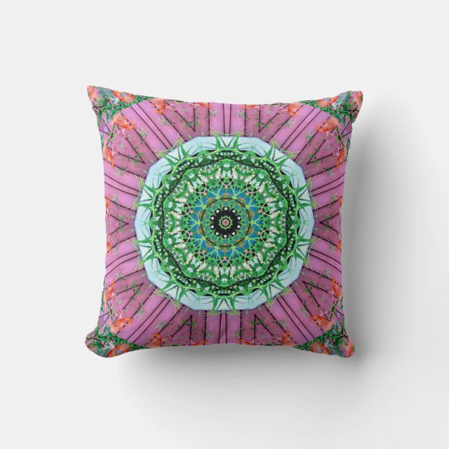 Tiger Lily abstract Cushion (Front)