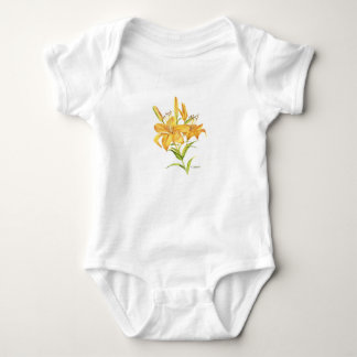 Tiger lily baby bodysuit