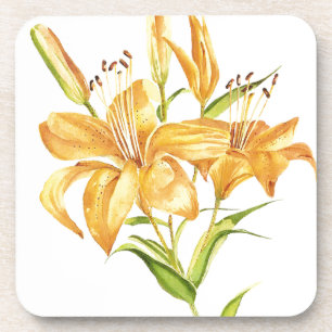 Tiger lily coaster
