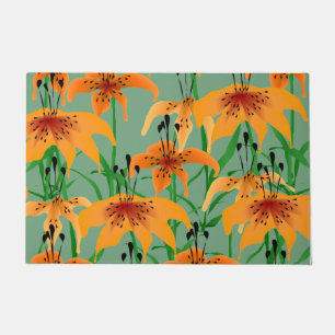 Tiger Lily Door Mat