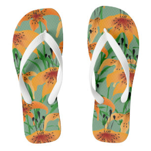 Tiger Lily Flip Flops