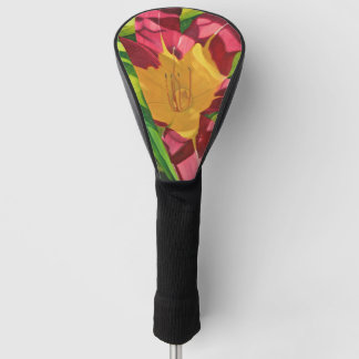 Tiger Lily Floral Golf Head Cover