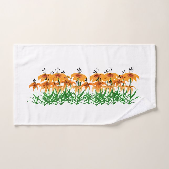Tiger Lily Hand Towel (Hand Towel)