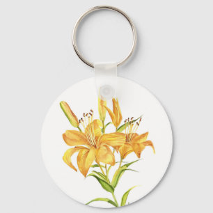 Tiger lily key ring