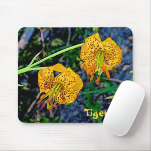 Tiger Lily Mouse Mat