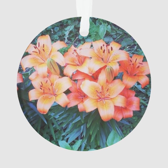 Tiger Lily Ornament (Back)