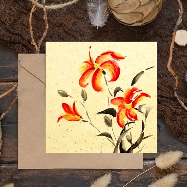 Tiger Lily - red Card (Creator Uploaded)