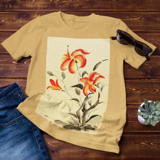 Tiger Lily - red T-Shirt (Creator Uploaded)