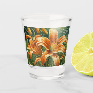 Tiger Lily Shot Glass