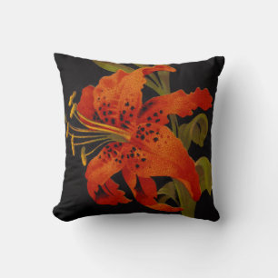 Tiger Lily Throw Pillow