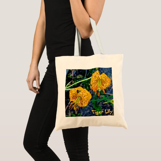 Tiger Lily Tote Bag (Front (Product))
