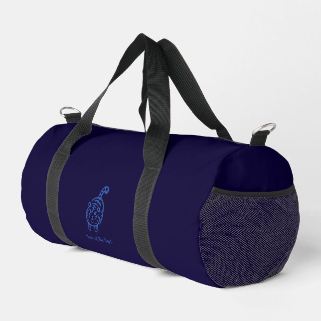 Tiger line art duffle bag (Right Corner)