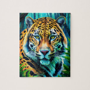 Tiger Logo Puzzle   Powerful Wild Tiger Jigsaw Puz