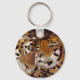 tiger love key chain