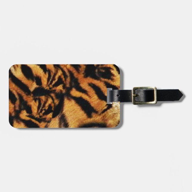 Tiger Love_ Luggage Tag (Front Horizontal)