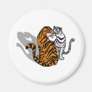 Tiger Love Magnet