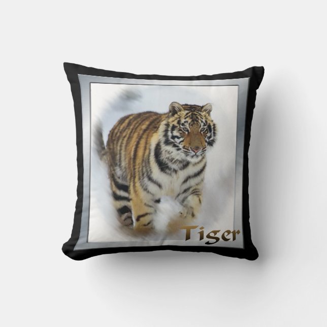 Tiger Lovers Art Cushion (Front)