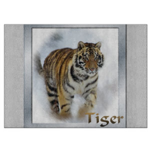 Tiger Lovers Art Cutting Board