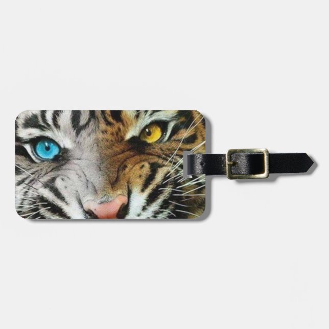 Tiger Luggage Tag (Front Horizontal)