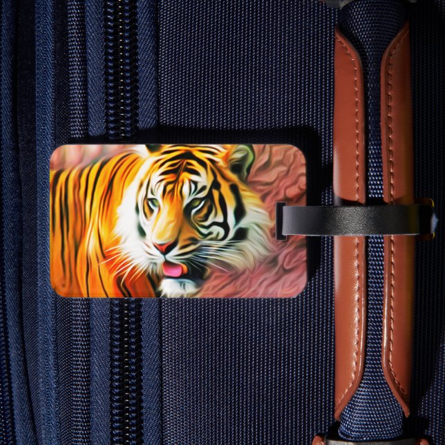 Tiger Luggage Tag (Back Insitu 2)