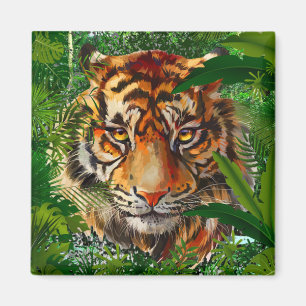 Tiger Magnet - Wildlife Nature Jungle Big Cats