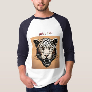 Tiger Majesty: Roaring Style for Men's T-shirt