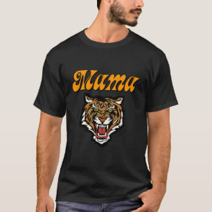 Tiger Mama Cheer Mum Mother'S Day T-Shirt