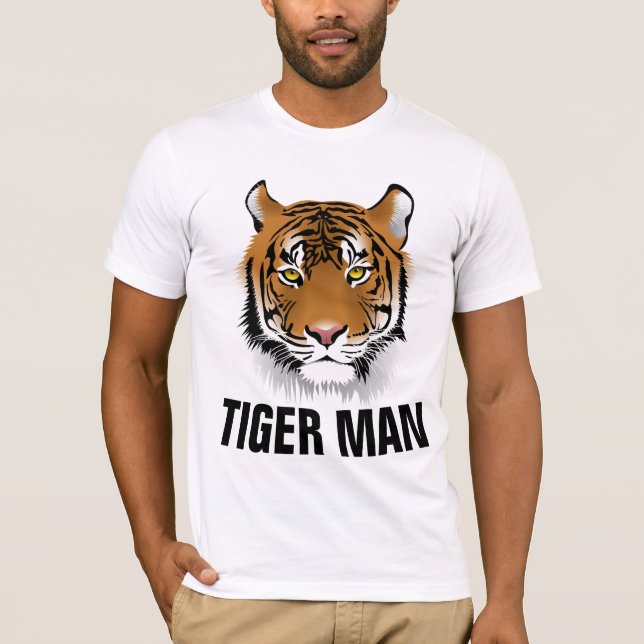 TIGER MAN MEN'S T-Shirts (Front)