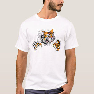 Tiger mascot claw breakthrough T-Shirt