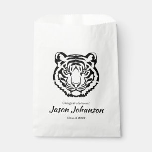 Tiger Mascot School Graduation  Favour Bags