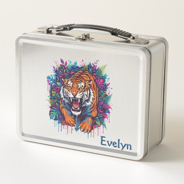 Tiger Metal Lunch Box (Front)