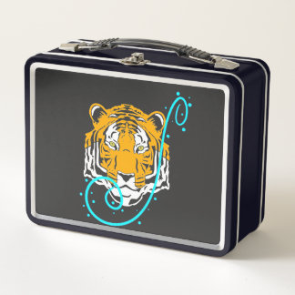 Tiger Metal Lunch Box