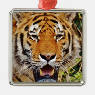 Tiger Metal Tree Decoration
