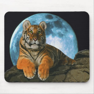 TIGER MOON MOUSE MAT