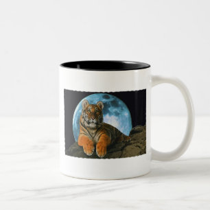 TIGER MOON Two-Tone COFFEE MUG