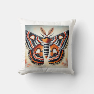 Tiger moth 130924IREF223 - Watercolor Cushion