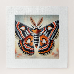 Tiger moth 130924IREF223 - Watercolor Jigsaw Puzzle