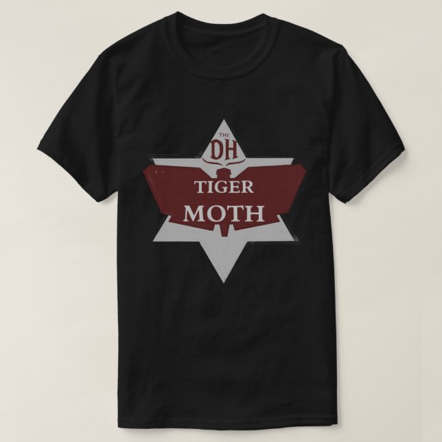 TIGER MOTH Classic T Shirt (Design Front)