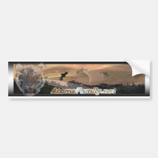Tiger motocross bumper sticker