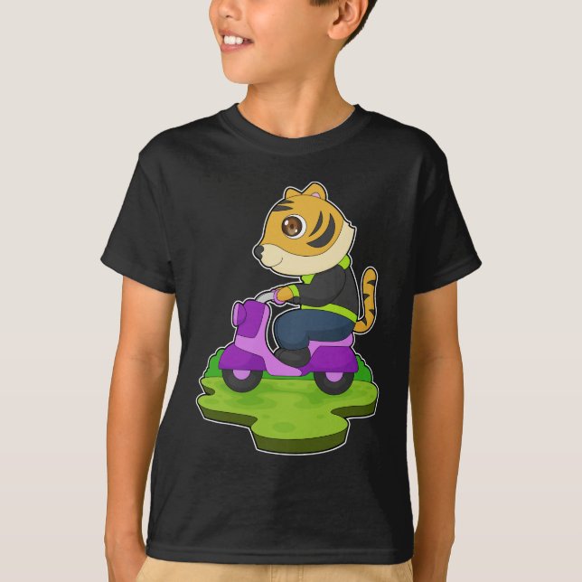 Tiger Motorcycle T-Shirt (Front)