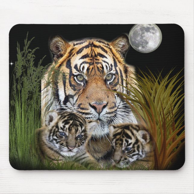 Tiger Mouse Mat (Front)