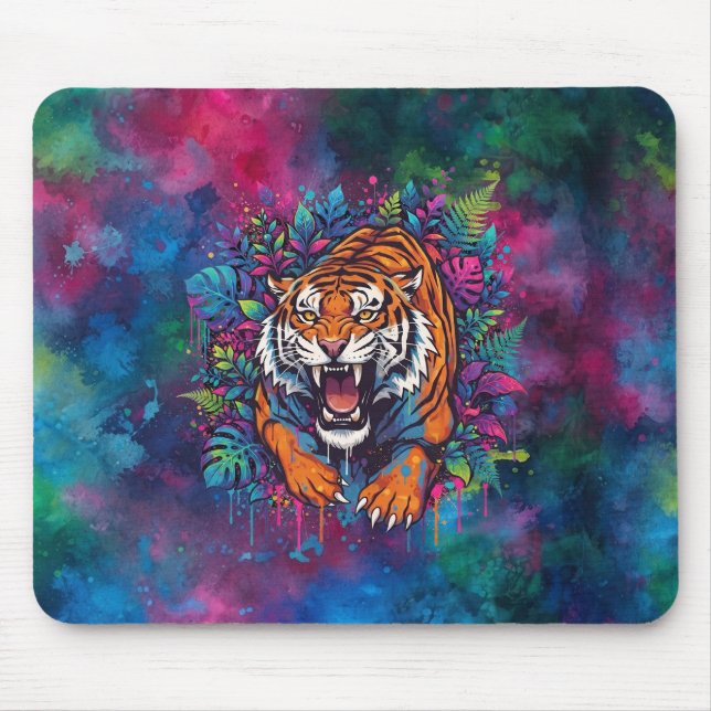 Tiger Mouse Mat (Front)