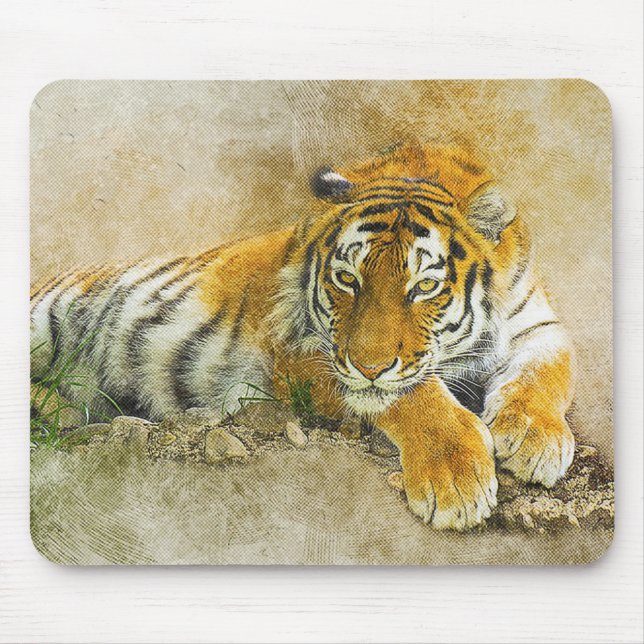 Tiger Mouse Mat (Front)