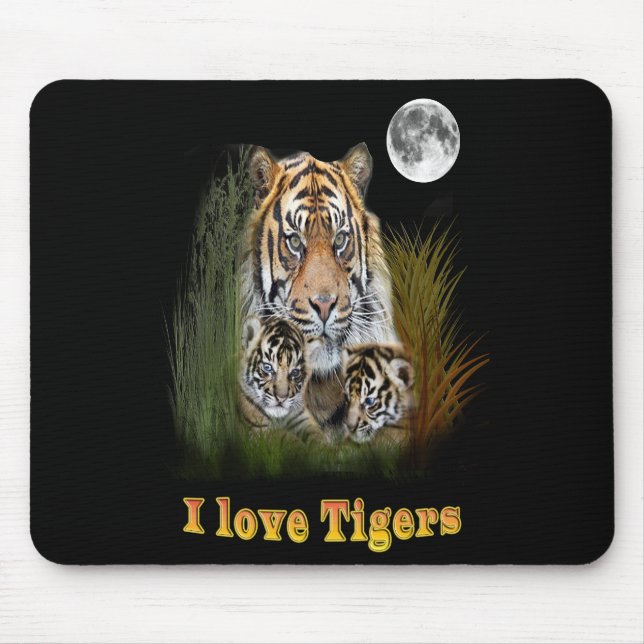Tiger Mouse Mat (Front)