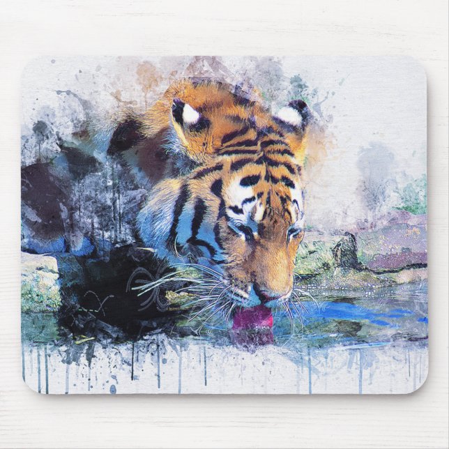 Tiger Mouse Mat (Front)